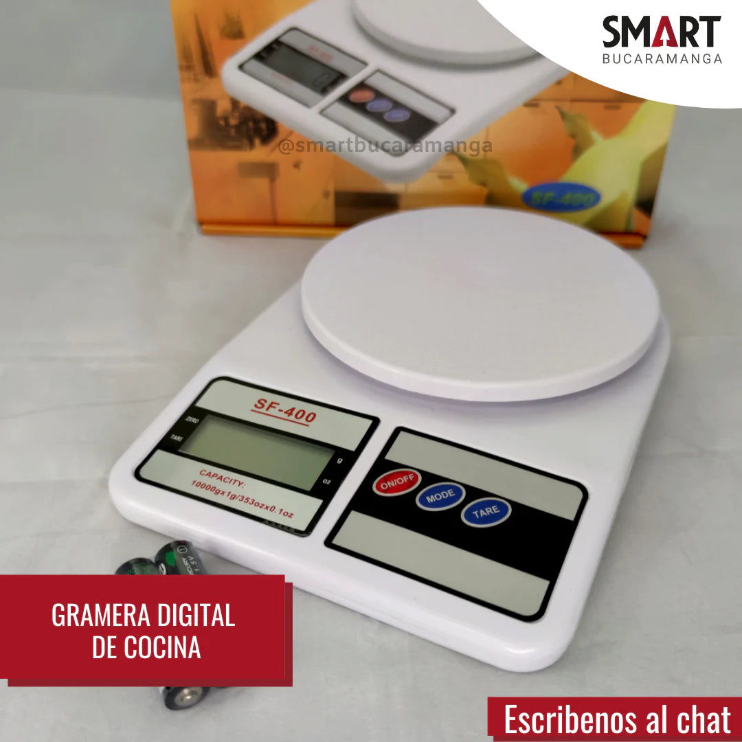 Balanza Gramera Digital de Cocina