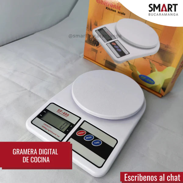 Balanza Gramera Digital de Cocina