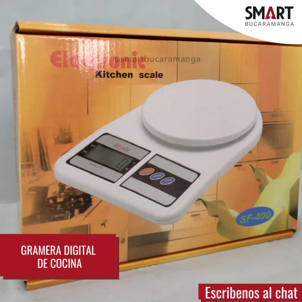 Balanza Gramera Digital de Cocina