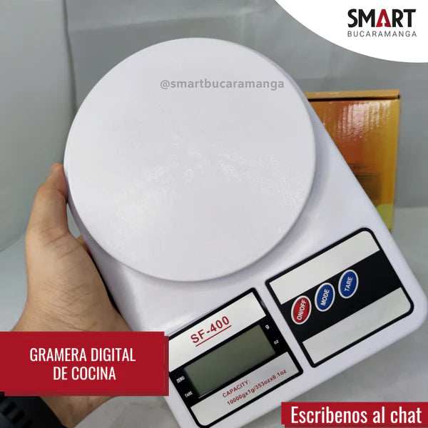 Balanza Gramera Digital de Cocina