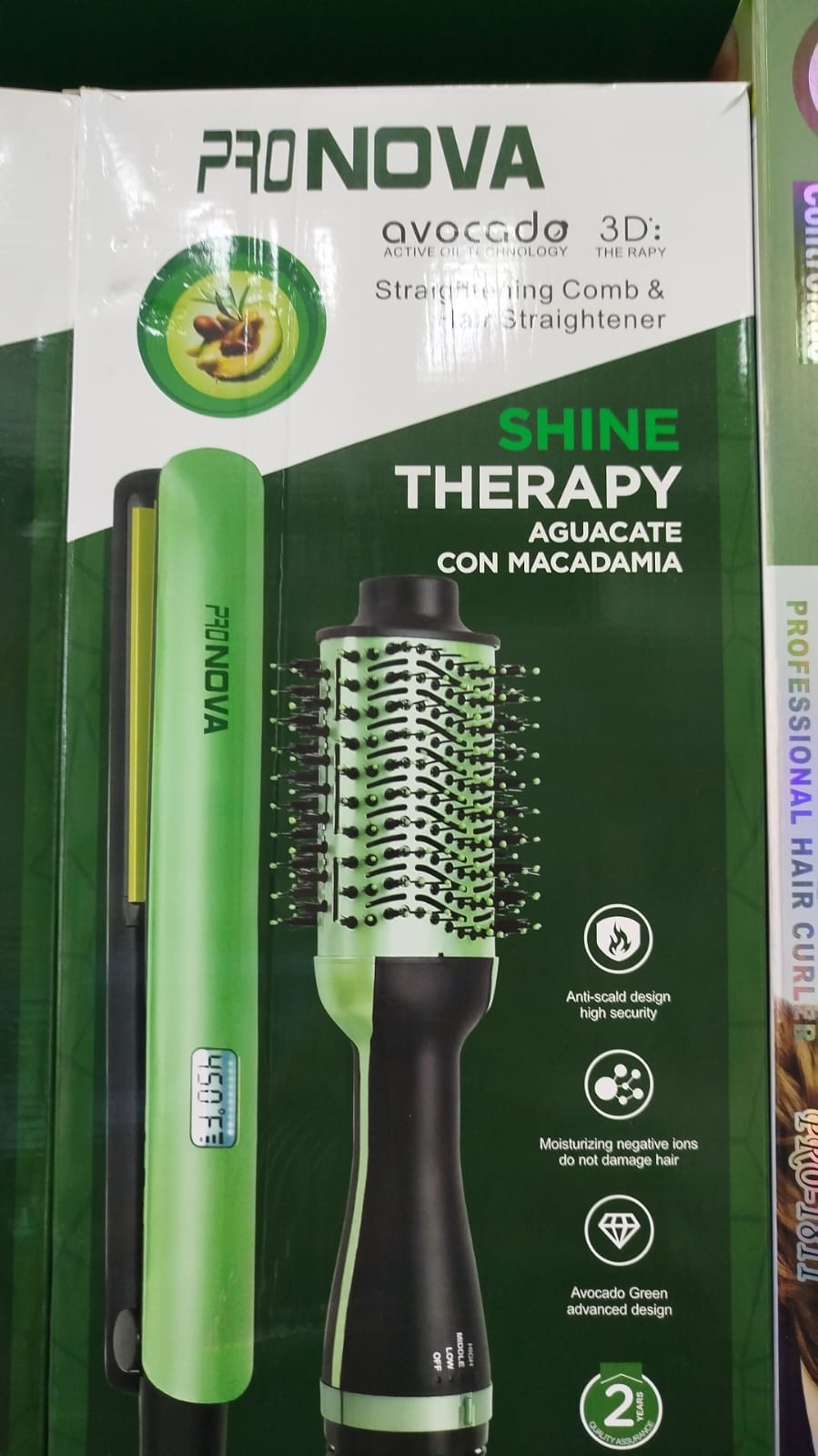 *👩‍🎤🔥 ¡COMBO PLANCHA + SECADOR PRONOVA SHINE THERAPY – TU ALIADO PARA UN CABELLO PERFECTO! ✨*